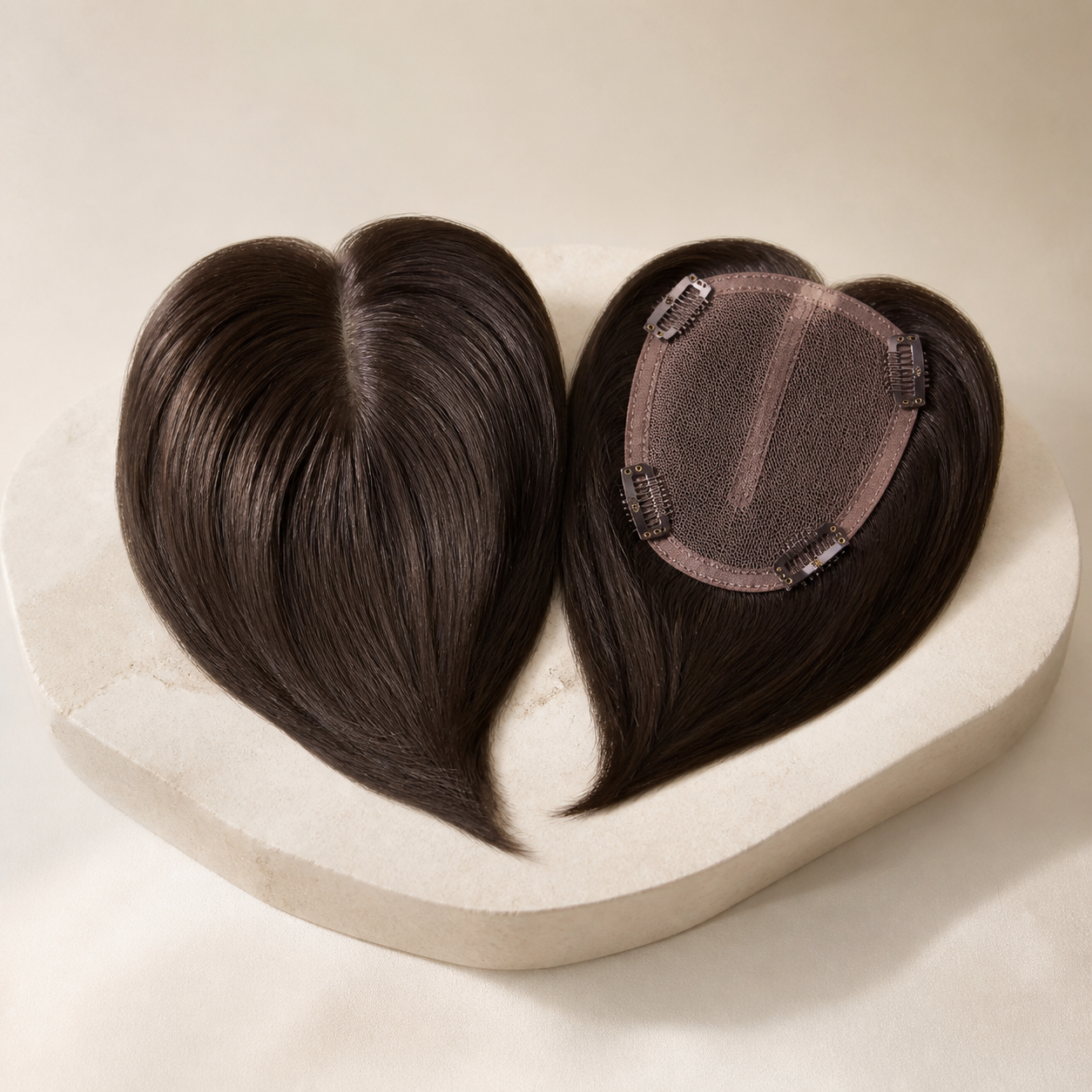 Contour Pair — Two-sided volume hair pieces